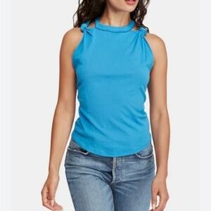 We The Free Vibrant Blue Tank Top
